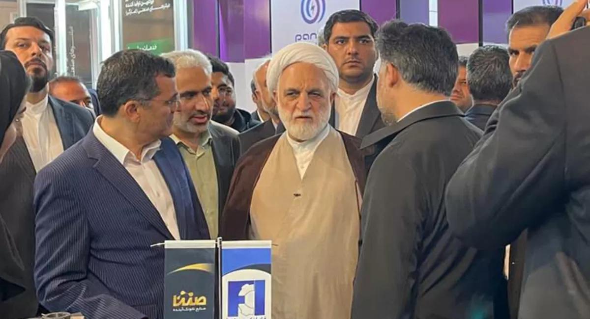 بازدید رئیس قوه قضاییه از نمایشگاه فناوری نانو