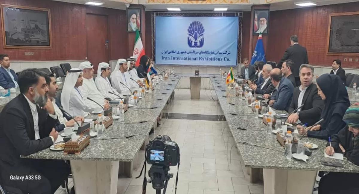 در حاشیه ششمین نمایشگاه iranexpo برگزار شد؛ نشست مشترک وزیر صنعت، معدن و تجارت با معاون وزیر امارات