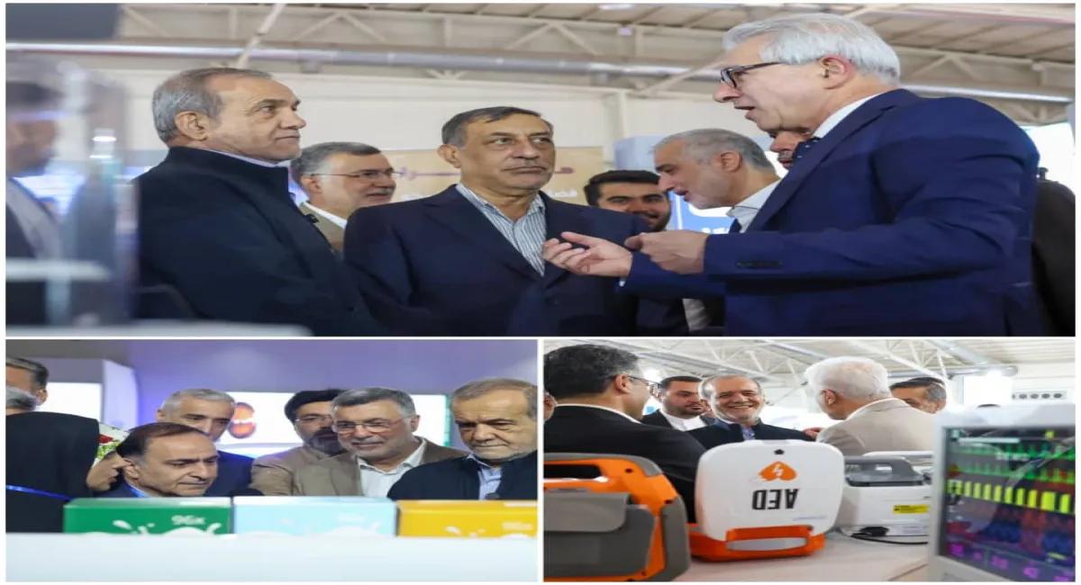 رئیس‌جمهور پزشکیان در بازدید از بیست‌وششمین نمایشگاه بین‌المللی ایران‌هلث: اراده ملت مسیر توسعه را هموار می‌کند