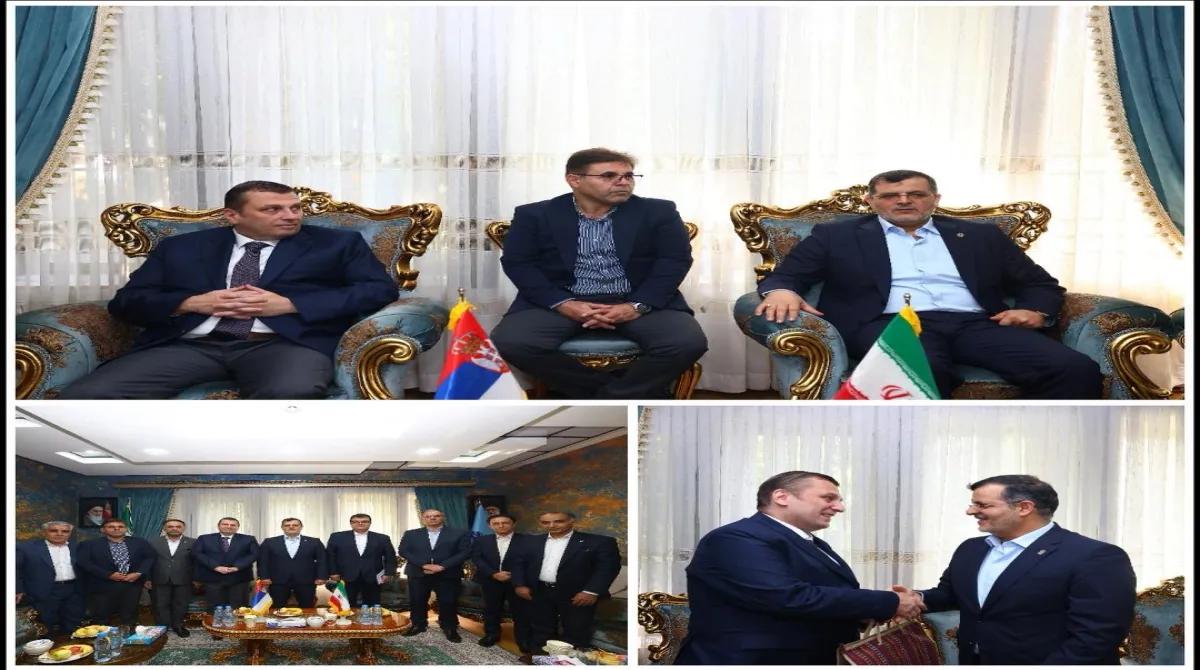 در حاشیه ششمین نمایشگاه حمل و نقل و لجستیک و در دیدار بیک زاده با سفیر صربستان مطرح شد