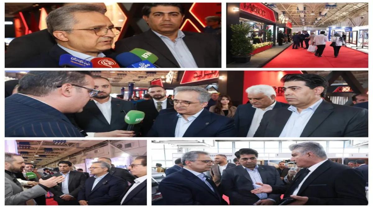 گزارش تصویری از نخستین روز برگزاری هجدهمین نمایشگاه بین المللی در و پنجره