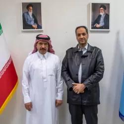 دیدار و گفتگوی سفیر عربستان  و علائی طباطبائی /  شرکت سهامی نمایشگاه های بین المللی ج.ا.ایران