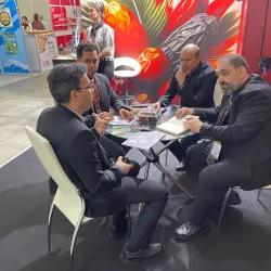 حضور رایزن بازرگانی ایران در پاویون ایران