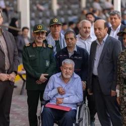 مراسم گرامیداشت هفته دفاع مقدس در محل جایگاه بزرگ شرکت سهامی نمایشگاههای بین المللی جمهوری اسلامی ایران برگزار شد