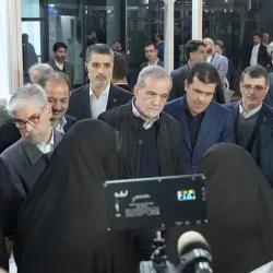 بازدید رئیس‌جمهور از نمایشگاه ایران‌ساخت و نمایشگاه دستاوردهای پژوهشی در محل دائمی نمایشگاه‌های بین‌المللی تهران