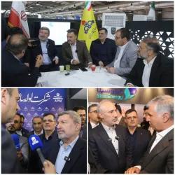 حضور پورمحمدی و حضرتی در بیست‌ونهمین نمایشگاه بین‌المللی نفت، گاز، پالایش و پتروشیمی