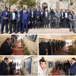 همزمان با هفته دفاع مقدس:  تجدید عهد مدیران شرکت سهامی نمایشگاه های بین المللی ج‌ا.ایران با آرمان های شهدای هشت سال دفاع مقدس