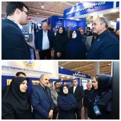 فاطمه مهاجرانی، سخنگوی دولت در چهارمین روز برگزاری پنجمین نمایشگاه بین‌المللی ایران‌ژئو و بیست و نهمین همایش و نمایشگاه ملی ژئو ماتیک از این نمایشگاه بازدید کرد