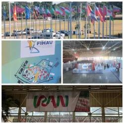 اهتزاز پرچم ایران بر فراز مرکز نمایشگاه‌های بین‌المللی کوبا – هاوانا