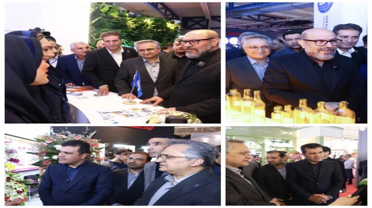 بازدید رئیس بنیاد مستضعفان و معاون علمی و فناوری رئیسجمهور از نمایشگاه بینالمللی صنایع کشاورزی و مواد غذایی
